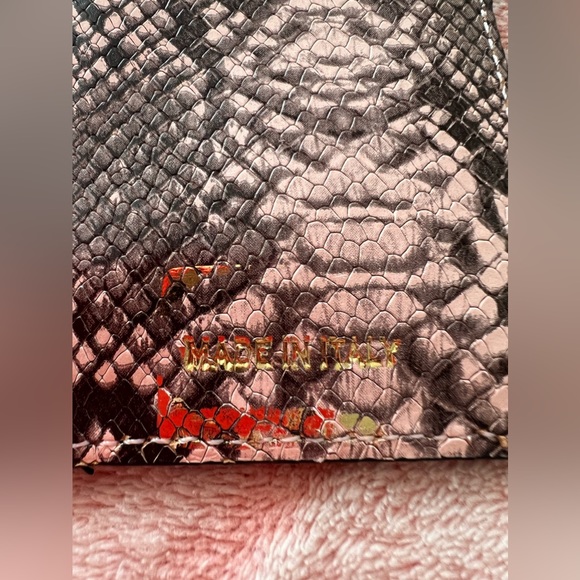 Cavalli Class Small Wallet Card Holder Organizer Pink - Picture 10 of 11